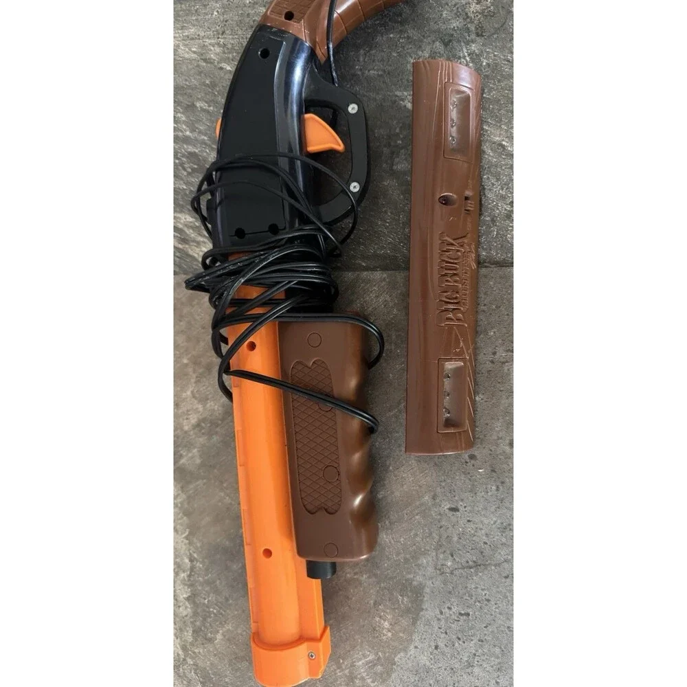 Big Buck Hunter Pro Jakks Plug & Play TV Game Gun -Cables - WITH SENSOR Tested